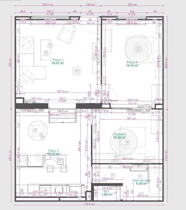 Ferienwohnung Cosy Eden 2Ch - Foire Expo & Stationnement Gratuit Pau Exterior foto